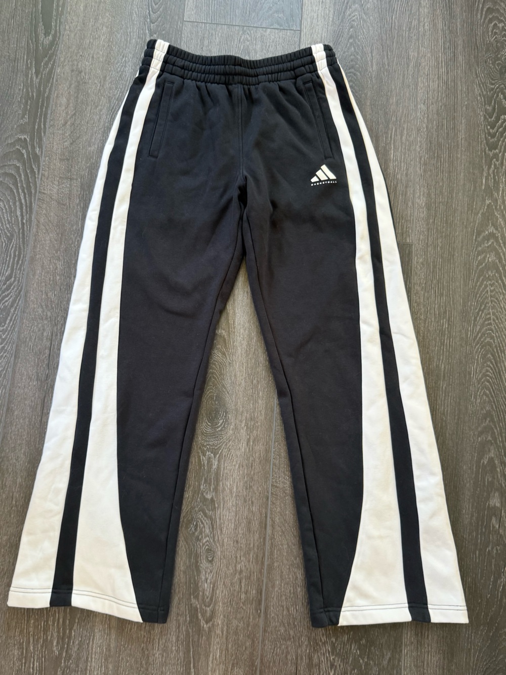Worn Once! Adidas Fleece Basketball Sweatpants - Small